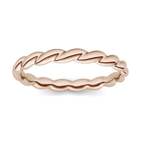 Twisted Ring 14K Rose Gold