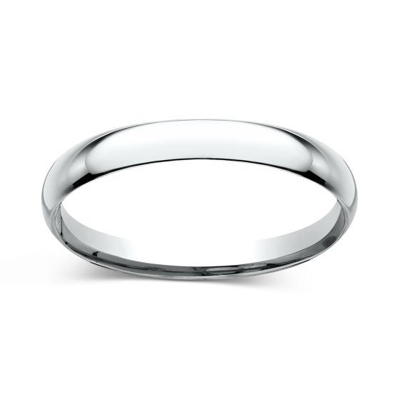 Comfort-Fit 2.0mm Wedding Band Ring Platinum