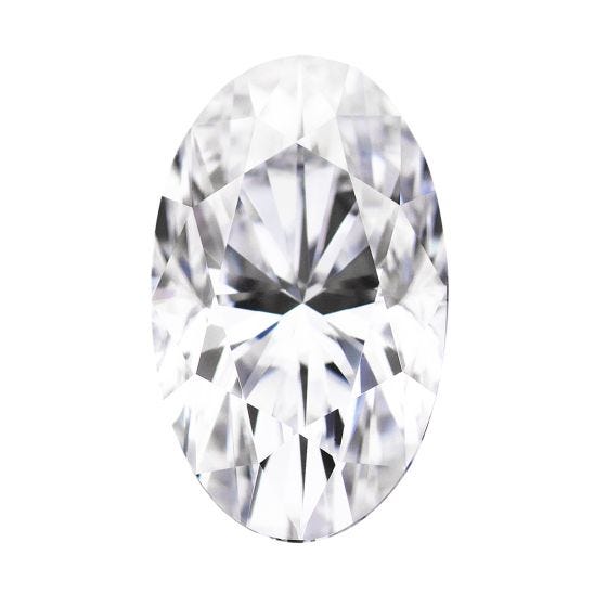 8.85 CTW DEW Elongated Oval Forever One Moissanite Gemstone