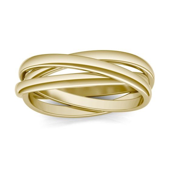 2mm Classic Rolling Ring 14K Yellow Gold