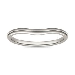 Signature Plain 6.5mm Matching Band Ring Platinum