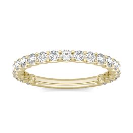 3/4 CTW Round Caydia Lab Grown Diamond Ring 14K Yellow Gold, SIZE 7.0 Stone Color F