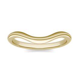 Signature Curved Matching Band Ring 14K Yellow Gold