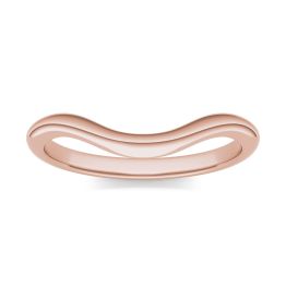 Signature Curved Matching Band Ring 14K Rose Gold