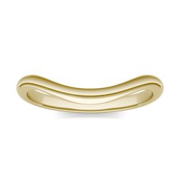 Signature Curved Matching Band Ring 14K Yellow Gold