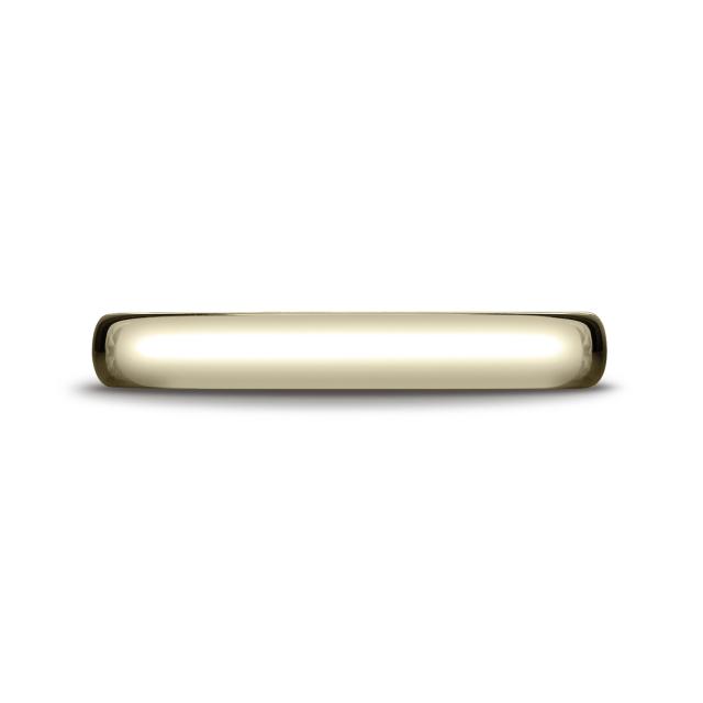 European Comfort Fit 3.5mm Ring in 14K Yellow Gold
