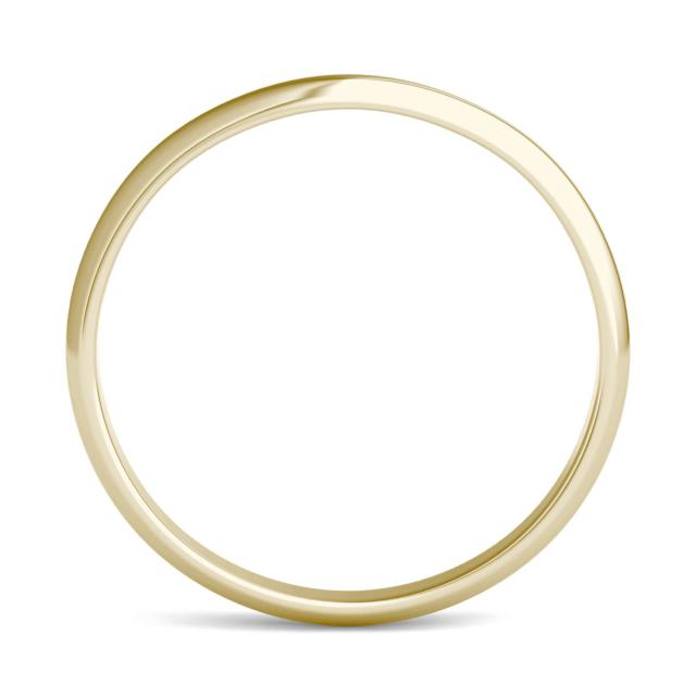 Matching Signature Plain Band in 18K Yellow Gold