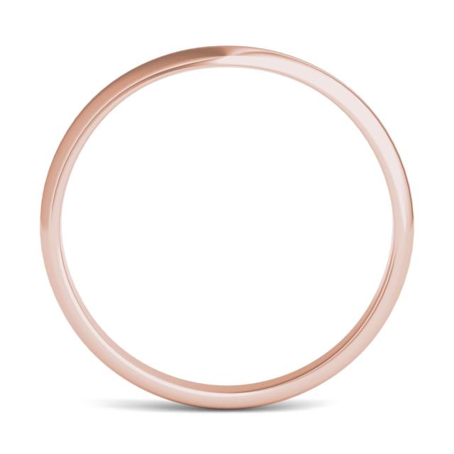 Signature Plain Matching Band in 18K Rose Gold