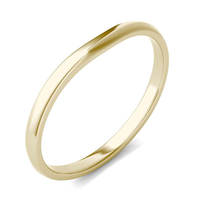 Signature Curved Matching Wedding Band in 14K Yellow Gold