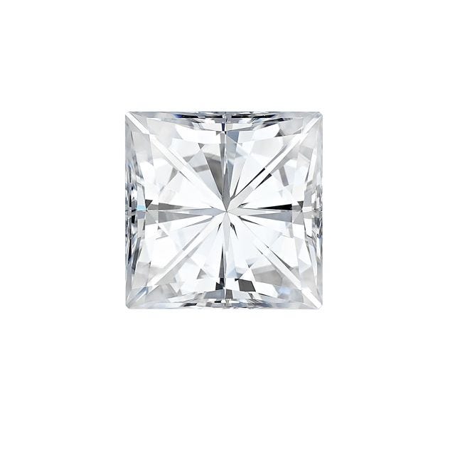 Forever One 1.00CTW DEW Square Colorless Moissanite Gemstone