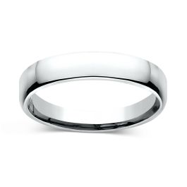 14k Standard Flat Comfort Fit Band Ring Jewelry Gifts for Women in White Gold Yellow Gold Variety of Ring Sizes and Variety of mm Options