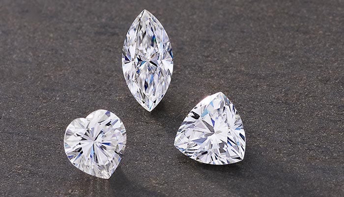 Introducing New Moissanite Shapes: Hearts, Marquises & Trillions