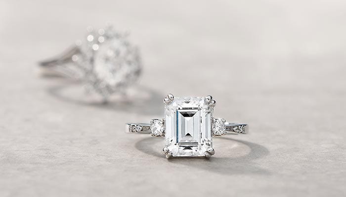 Moissanite Engagement Rings Fit For a Princess