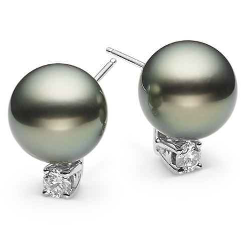 Be extra careful cleaning pearls! They’re soft enough to be scratched by a toothbrush. Fiona Pearl and Moissanite Earrings, Moissanite.com, $1,099